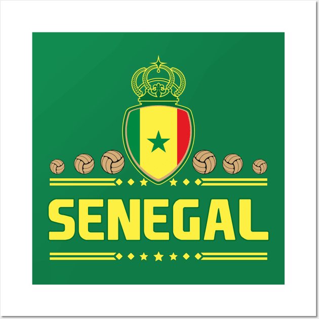 SENEGAL FOOTBALL SPORT Wall Art by VISUALUV